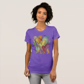 Rainboogliefhebbers Kunst Aangepaste Shirten T-shirt (Voorkant volledig)