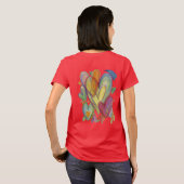 Rainboogliefhebbers Kunst Aangepaste Shirten T-shirt (Achterkant volledig)