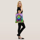 Rainbooglint met vleugels tote bag (Op model)