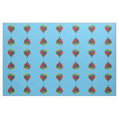 Rainboogluchtballon Stof (Fat Quarter)