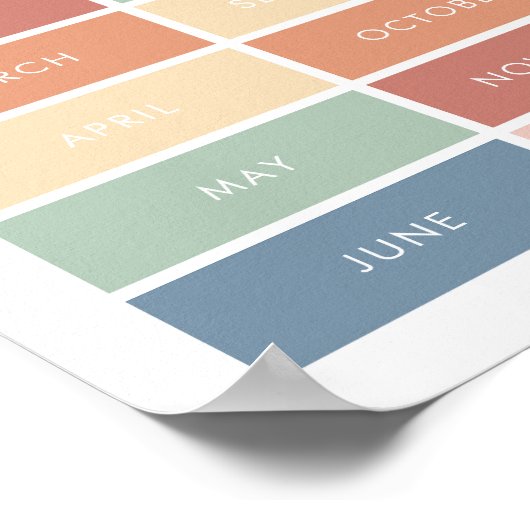 Rainboogmaanden van het Poster van het Jaar van de (Hoek)