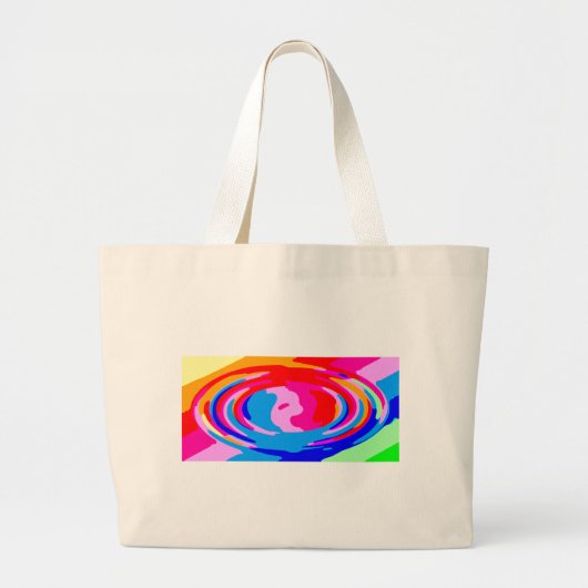Rainboogmagie Grote Tote Bag (Voorkant)