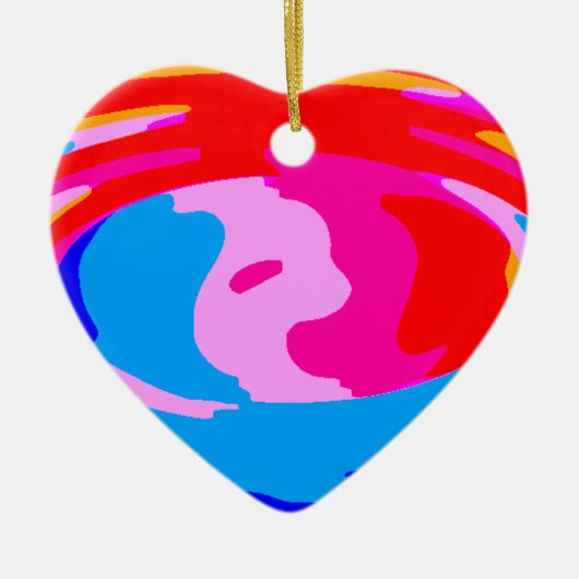 Rainboogmagie Keramisch Ornament (Voorkant)