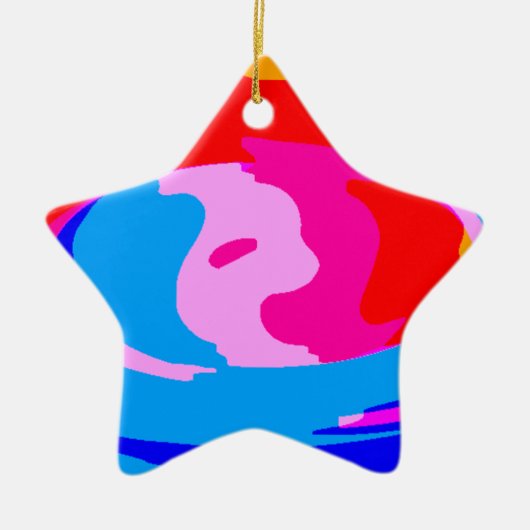 Rainboogmagie Keramisch Ornament (Voorkant)
