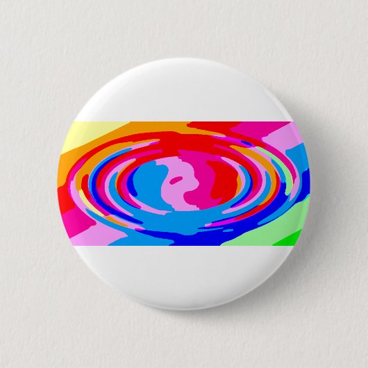 Rainboogmagie Ronde Button 5,7 Cm (Voorkant)