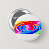 Rainboogmagie Ronde Button 5,7 Cm (Voorkant /achterkant)