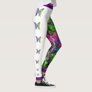 [Rainboogmozaïek] met een verfijnd glazen effect B Leggings