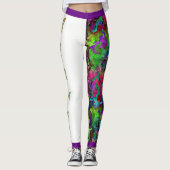 [Rainboogmozaïek] met een verfijnd glazen effect B Leggings (Voorkant)