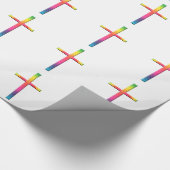 Rainboogmozaïekkruis Cadeaupapier (Hoek)