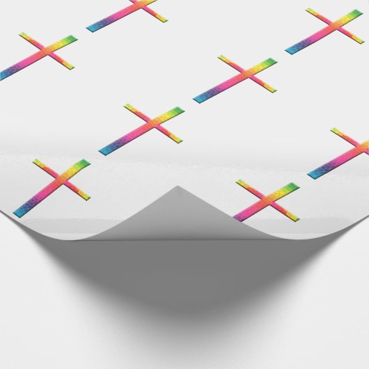 Rainboogmozaïekkruis Cadeaupapier (Hoek)