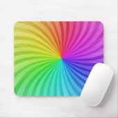 Rainboogmuispad. Muismat (Met muis)