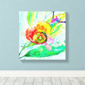 Rainboognageldoek afdrukken - schilderen (Insitu (Houten vloer))