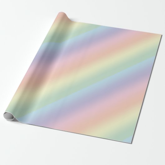 Rainboogontwerp voor pasta cadeaupapier (Uitgerold)