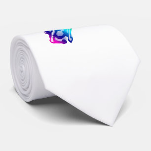 Rainboogpaard met bewegingsspoor stropdas