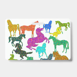 Rainboogpaarden - "Dotty about Horses!" Badge