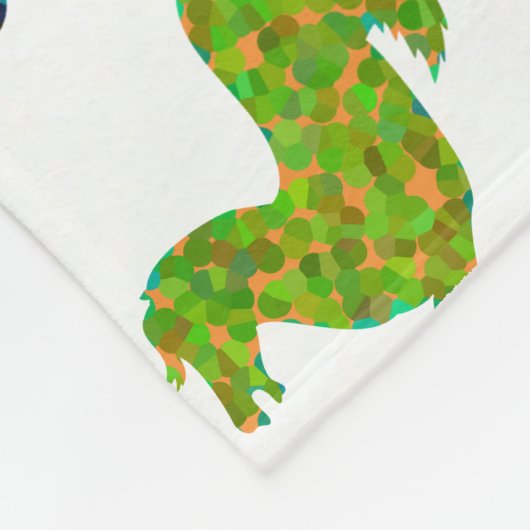 Rainboogpaarden - "Dotty about Horses!" Fleece Deken (Hoek)