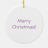 Rainboogpaarden - "Dotty about Horses!" Keramisch Ornament (Achterkant)