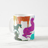 Rainboogpaarden - "Dotty about Horses!" Koffiemok (Voorkant links)
