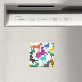 Rainboogpaarden - "Dotty about Horses!" Magneet (Insitu (Vaatwasser))