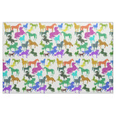 Rainboogpaarden - "Dotty about Horses!" Stof (Yard (91,4 cm))