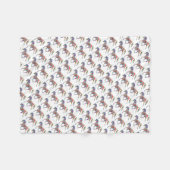 Rainboogpaarden voor meisjes fleece deken (Voorkant (Horizontaal))