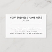 Rainboogpad met visitekaartje van het hart (Achterkant)