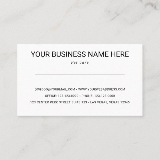 Rainboogpad met visitekaartje van het hart (Achterkant)