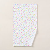 Rainboogpastel Abstract Polka DotsPattern Bad Handdoek (Handdoek)