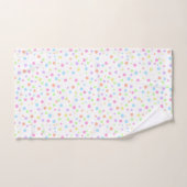 Rainboogpastel Abstract Polka DotsPattern Bad Handdoek (Handdoek)