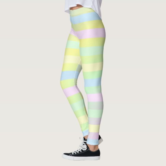 Rainboogpastelkleuren Leggings (Links)