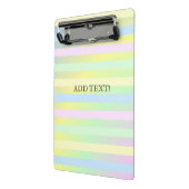 Rainboogpastelkleuren Mini Klembord (Angled2)