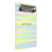 Rainboogpastelkleuren Mini Klembord (Schuin)