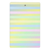 Rainboogpastelkleuren Mini Klembord (Achterkant)