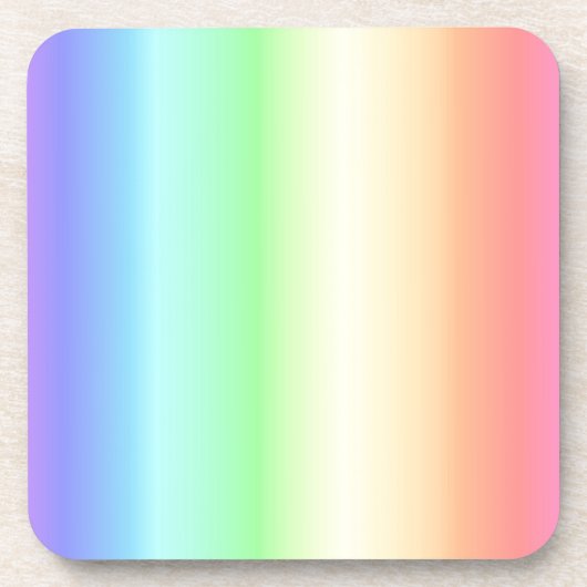 Rainboogpatroon 1 drankjes onderzetter (Voorkant)