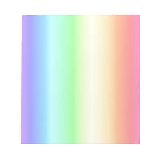 Rainboogpatroon 1 notitieblok (Voorkant)
