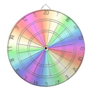 Rainboogpatroon 3 dartbord