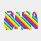 Rainboogpatroon abstract bedankdoosjes (Uitgevouwen)
