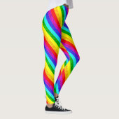 Rainboogpatroon abstract leggings (Rechts)