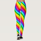 Rainboogpatroon abstract leggings (Achterkant)