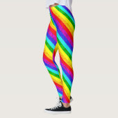Rainboogpatroon abstract leggings (Links)