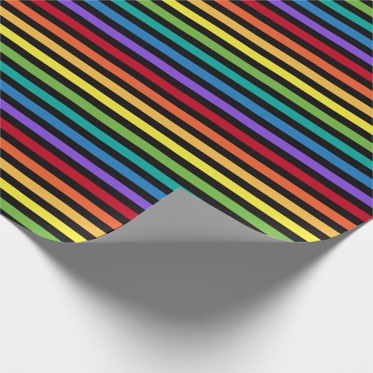 Rainboogpatroon Cadeaupapier (Hoek)