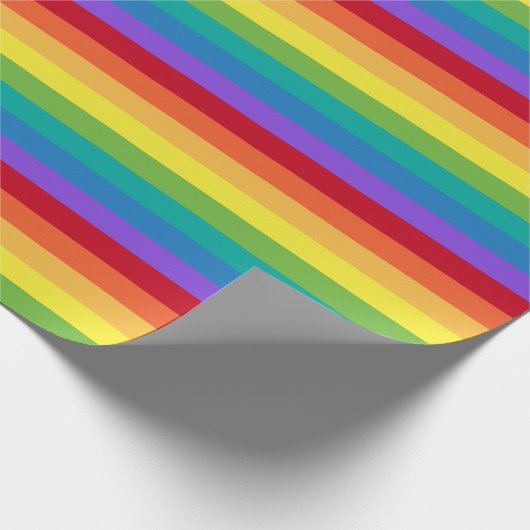 Rainboogpatroon Cadeaupapier (Hoek)