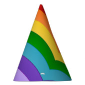 Rainboogpatroon Feesthoedjes (Rechts)