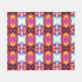 Rainboogpatroon Fleece Deken (Voorkant (Horizontaal))