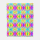 Rainboogpatroon Fleece Deken (Voorkant)