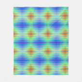 Rainboogpatroon Fleece Deken (Voorkant)