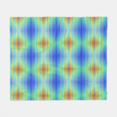 Rainboogpatroon Fleece Deken (Voorkant (Horizontaal))