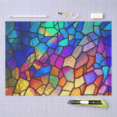 Rainboogpatroon Glas in lood Tissuepapier (Craft)