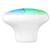 Rainboogpatroon Keramische Knop (Zijkant)