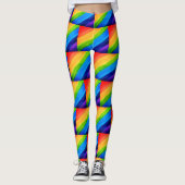 Rainboogpatroon Leggings (Voorkant)